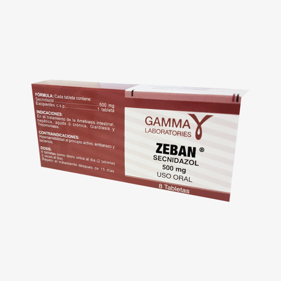 ZEBAN 500mg. Tab. C X 8