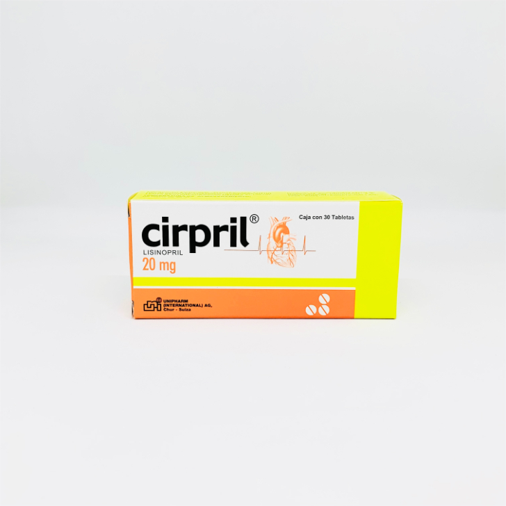 CIRPRIL 20 MG X 30 TABLETAS