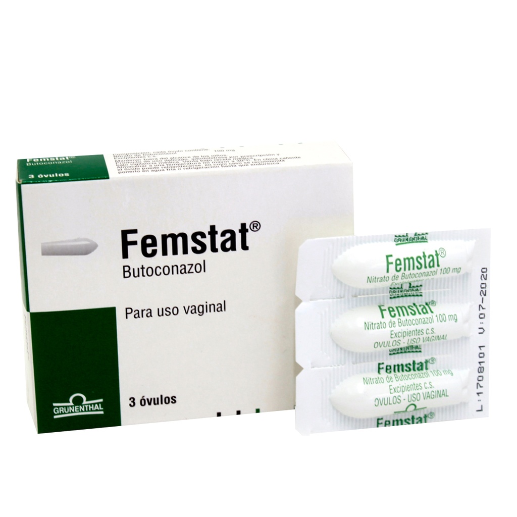 FEMSTAT 100 MG CAJA X 3 OVULOS