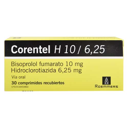 CORENTEL H 10 mg x 30 compr.