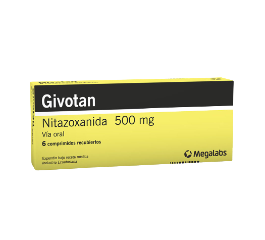 GIVOTAN 500 mg x 6 comprimidos