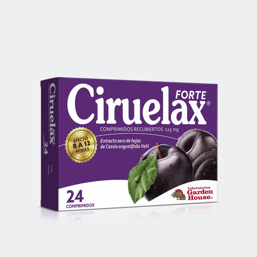 Ciruelax Forte 125mg x 24 Comprimidos