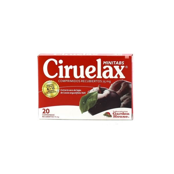 Ciruelax Regular 75mg x 20 Minitabs