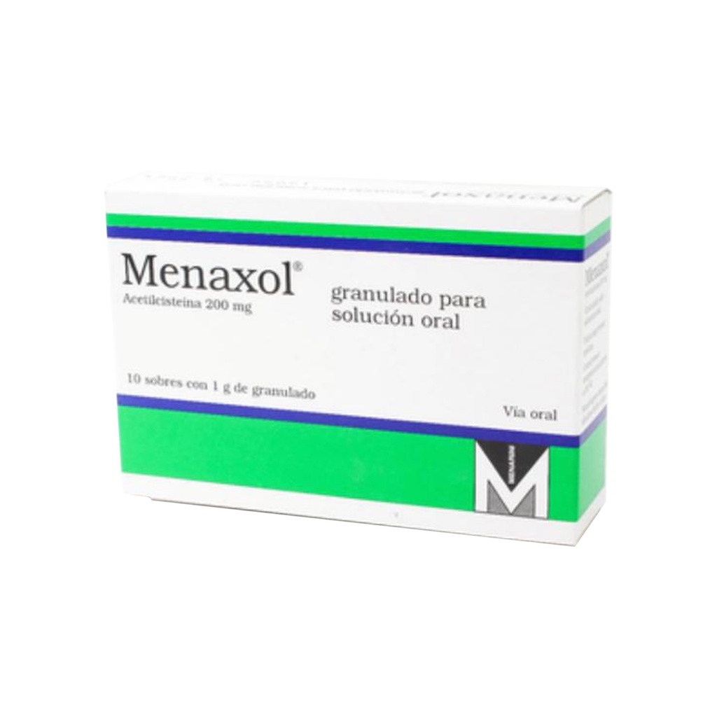 MENAXOL 200 mg granulado para solución oral