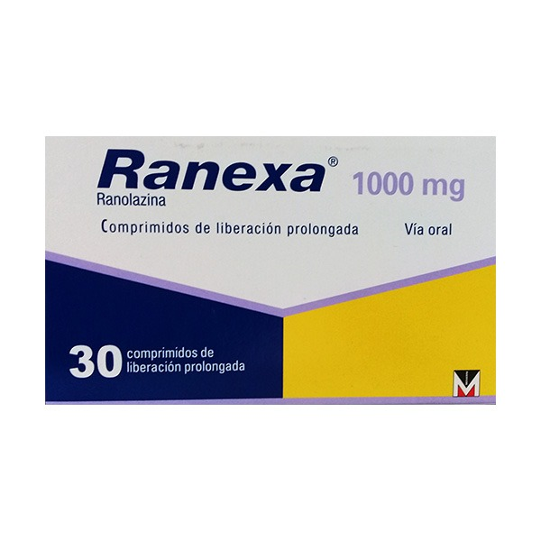 RANEXA 1000 mg Compr de Liberación Prolongada