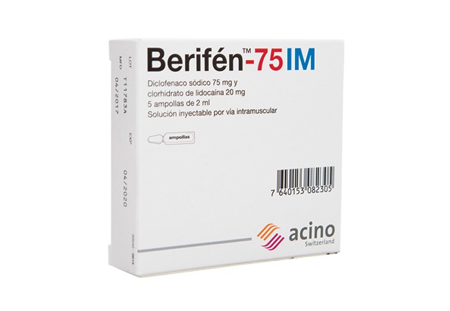 BERIFEN ACINO Caja x 5 Amp.