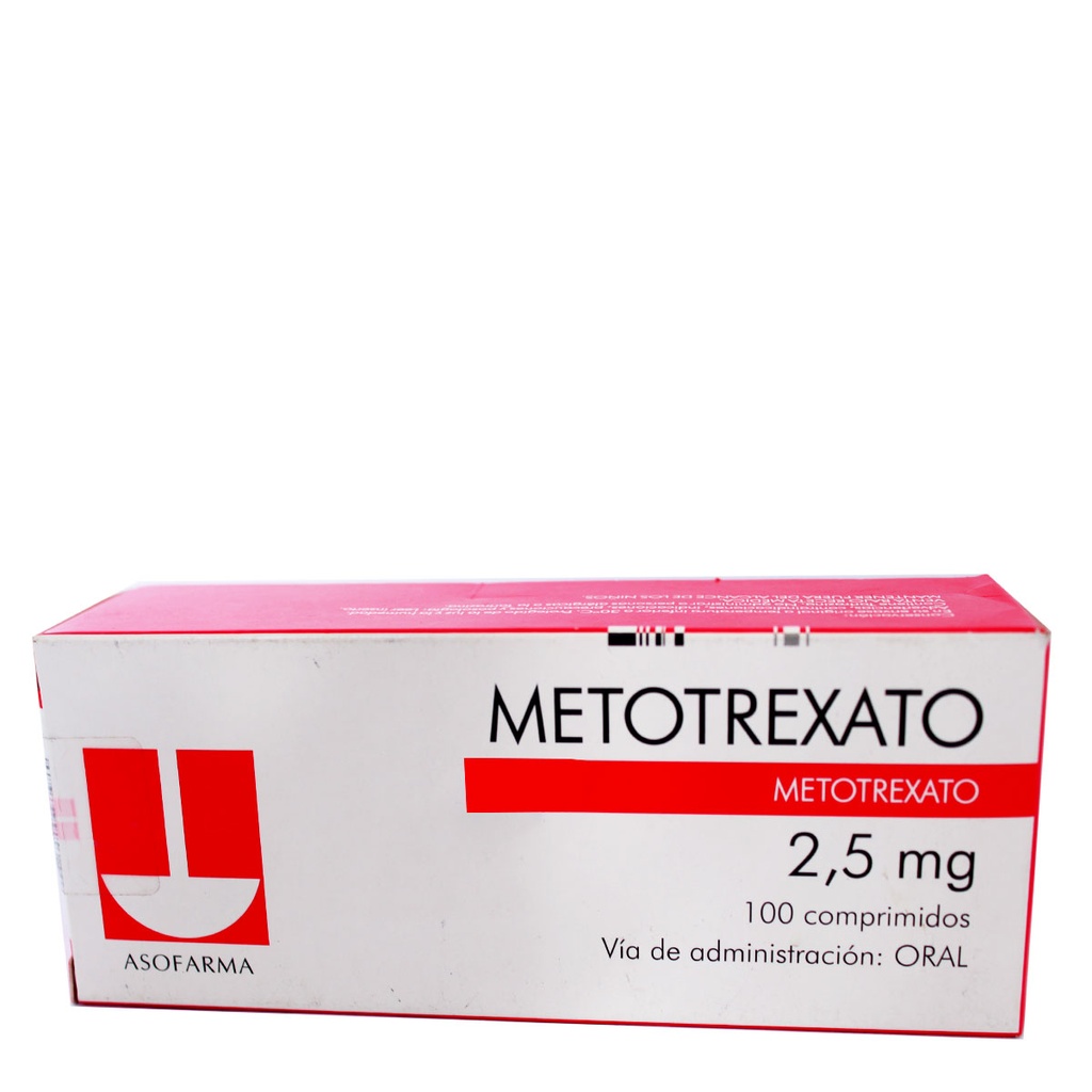 METOTREXATO 2.5mg Caja x 100 Comp.