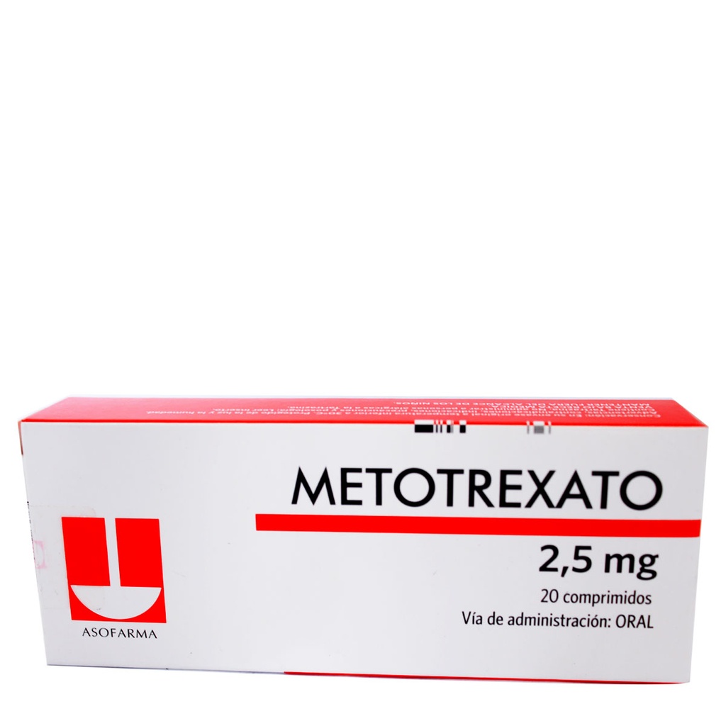 METOTREXATO 2.5mg Caja x 20 Comp.