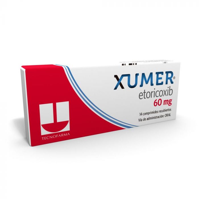 XUMER 60mg Caja x 14 Comp.