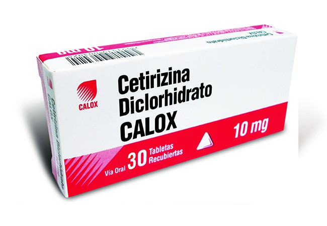 CETIRIZINA 10mg x 30 Tabs.