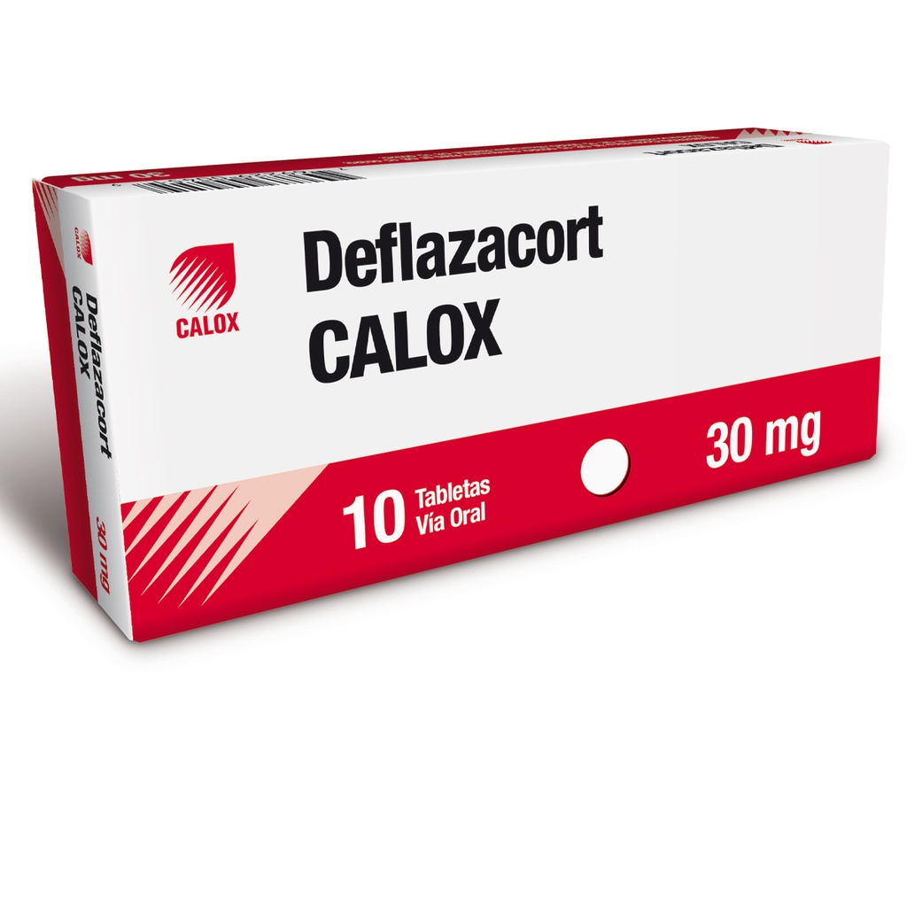 DEFLAZACORT 30mg x 10 Tabs.