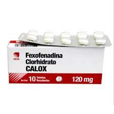 FEXOFENADINA 120mg x 10 Tabs.