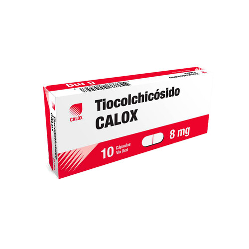 TIOCOLCHICOSIDO 8mg x 10 Caps.