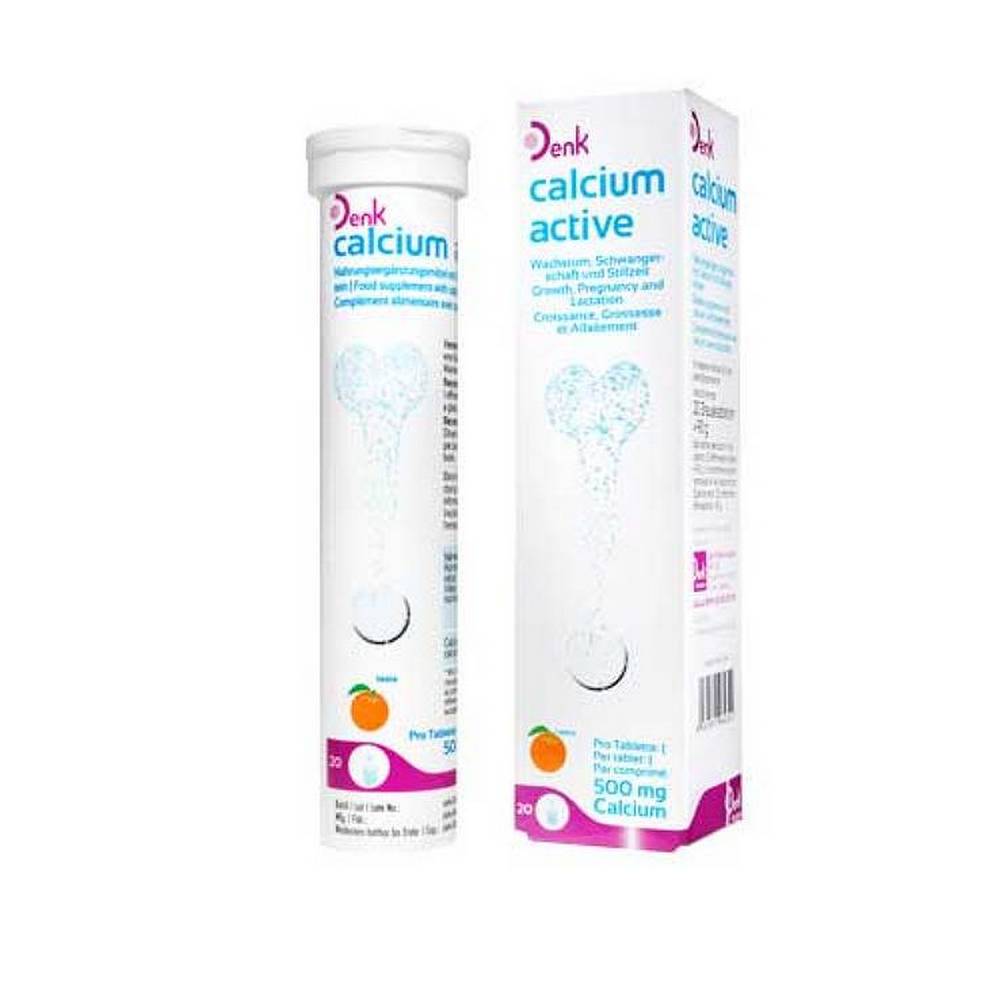 CALCIUM ACTIVE DENK 500mg xTubo 20 Comp