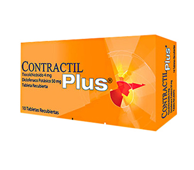 CONTRACTIL PLUS 4mg/50mg Caja x 10 Comprimidos