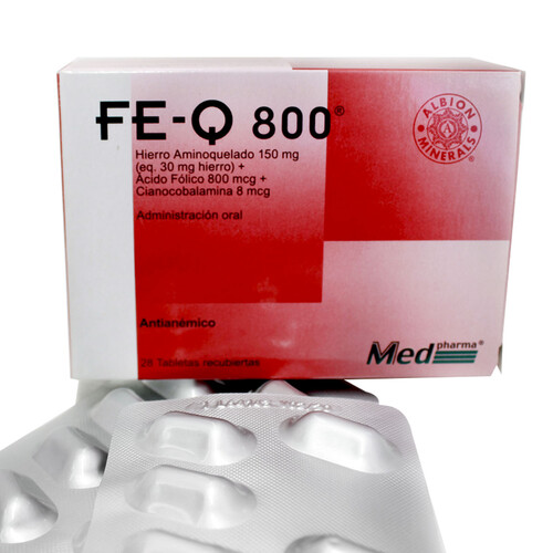 FE-Q 800 Caja x 28 Tabs.