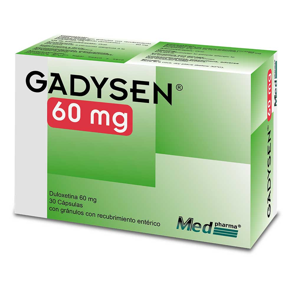 GADYSEN 60mg Caja x 30 Caps.