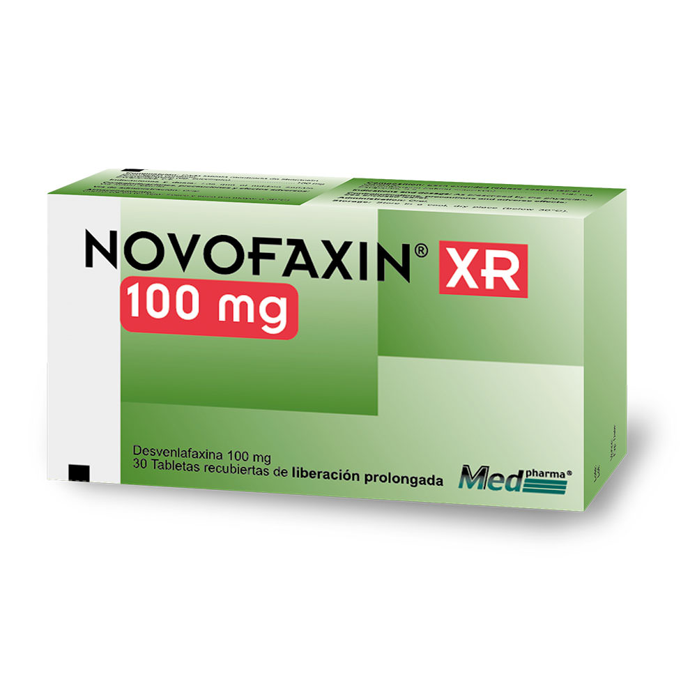 NOVOFAXIN XR 100mg Caja x 30 Tabs.