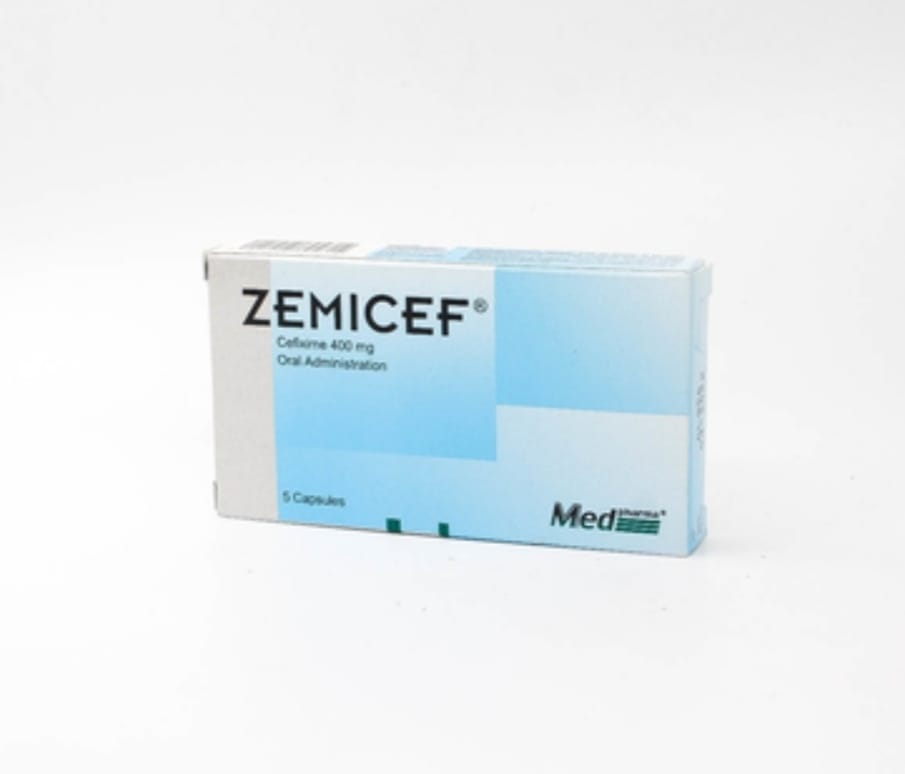 ZEMICEF 400mg Caja x 5 Caps.