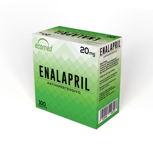 ENALAPRIL 20mg x 100 Tabs.