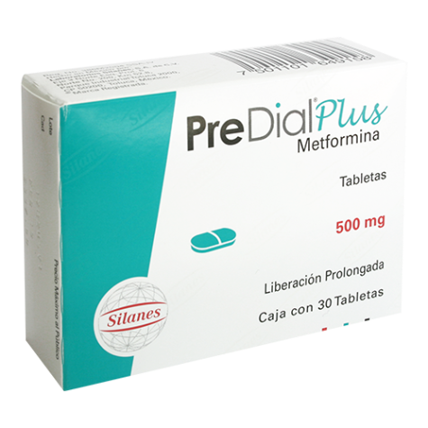 PREDIAL PLUS 500mg Caja x 30 Tabs.