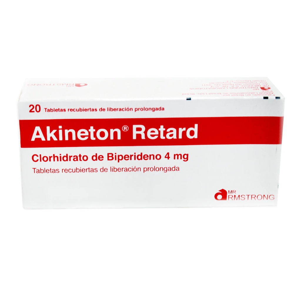 AKINETON RETARD 4 mg Caja x 20 Tabs