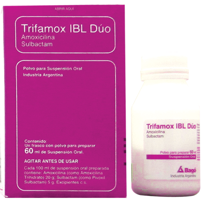 TRIFAMOX IBL DUO SUSP Fco x 60 ml