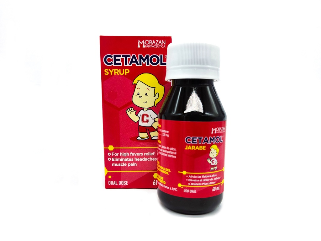 CETAMOL JARABE Frasco x 60 ml