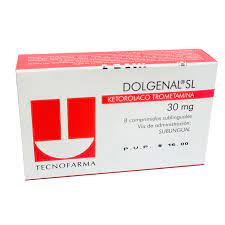 DOLGENAL SL 30MG CAJA X 8 COMP SUMBLINGUALES