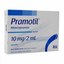 METOCLOPRAMIDA 10MG / 2ML AMP - PRAMOTIL